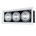 Aluminum Three Head Lamp COB Led Grille Downlight